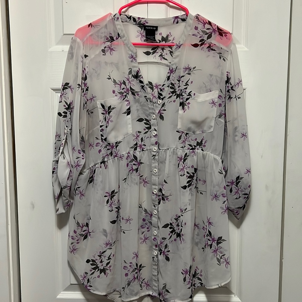Torrid babydoll top